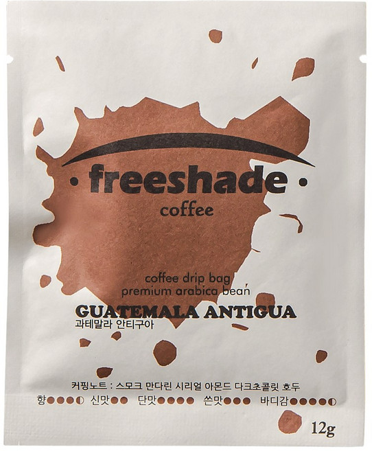 프리쉐이드커피 안티구아 드립백 원두커피 핸드드립 티백 12g, 1개, 7개입