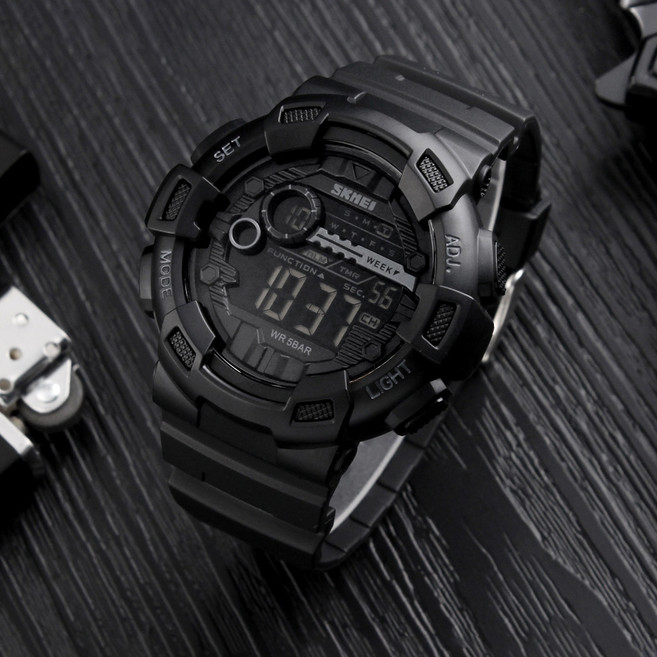 고급 특수 라운드 워치 BR 손목 시계 남성 방수 디지털 학생 전자 디지털 스포츠 군인 군대 훈련소 군용 타이머