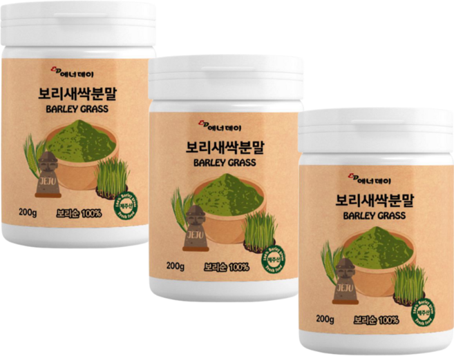 제주보리 새싹분말 200g, 3개