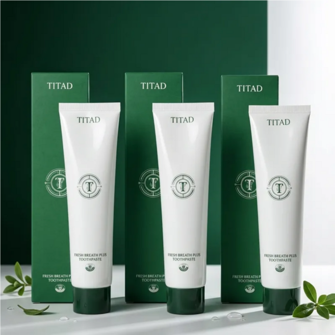 티타드치약 입냄새제거 TITAD 개운한치약 흡연자치약 올리브영 1위치약, 180g, 3개