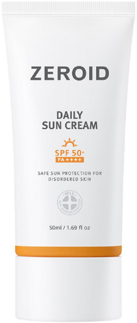 제로이드 데일리 선크림 SPF50+ PA++++, 50ml, 1개