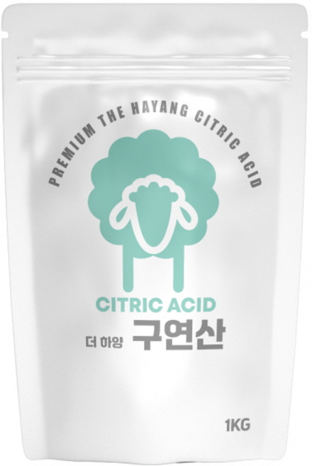 프리미엄 더 하양 구연산 분말세제 1kg 계량스푼포함, 1개