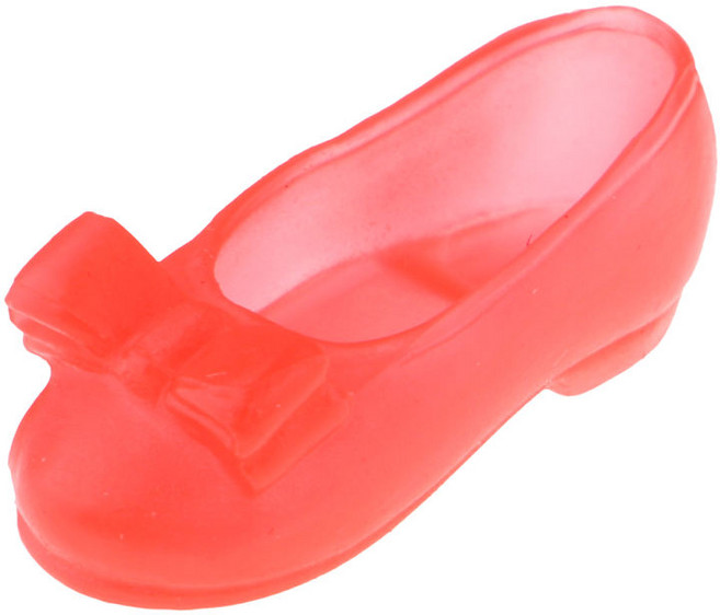 GHSHOP 브라이스 인형용 신발 한 켤레 1/6 인형 리카용 패션 신발, 설명, 플라스틱, 레드, 1개