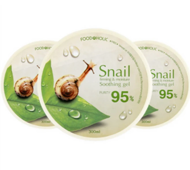 푸드어홀릭 스네일 수딩젤, 3개, 300ml - 쿠팡