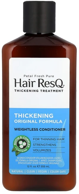 피탈후레쉬 Hair ResQ 모발을 굵게 만드는 궁극의 컨디셔너 정상 모발용 355ml(12fl oz), 1개, 355ml - 쿠팡