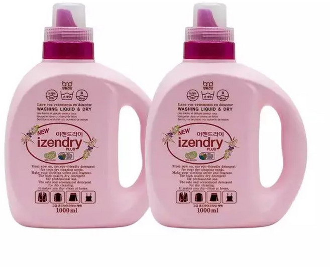 세제혁명 이젠드라이 플러스 1000ml 2통, 1L, 2개