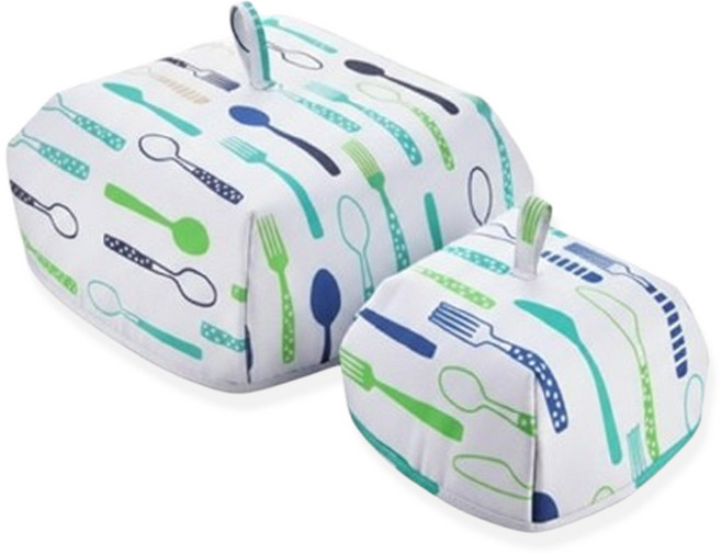 차려둔 음식 따뜻함 그대로 접이식 식탁 음식 보온 덮개 커버, 1세트