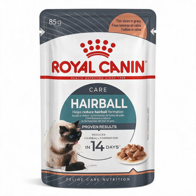 法國皇家 ROYAL CANIN 貓餐包 多入組, 85g, 24個, IH34W 化毛成貓
