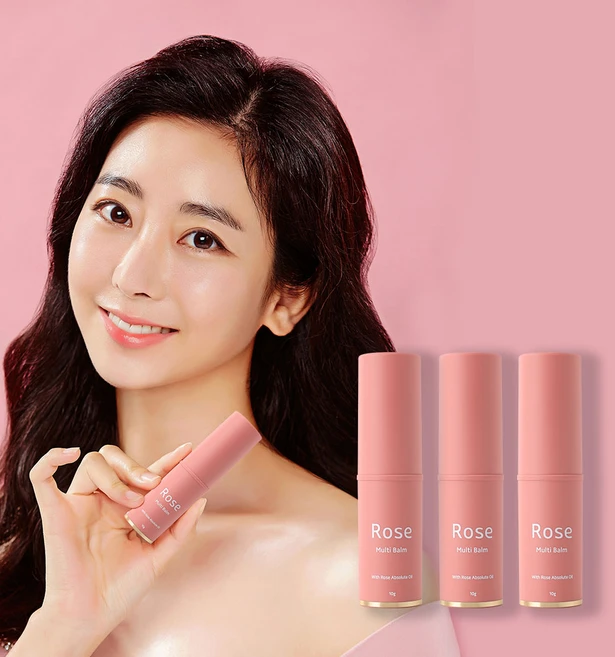 내추럴데이 로즈 멀티밤 .스틱 콜라겐멀티밤 주름케어 미백 크림 탄력 수분 목 리프팅 바르는 뷰티, 3개, 10g - 쿠팡