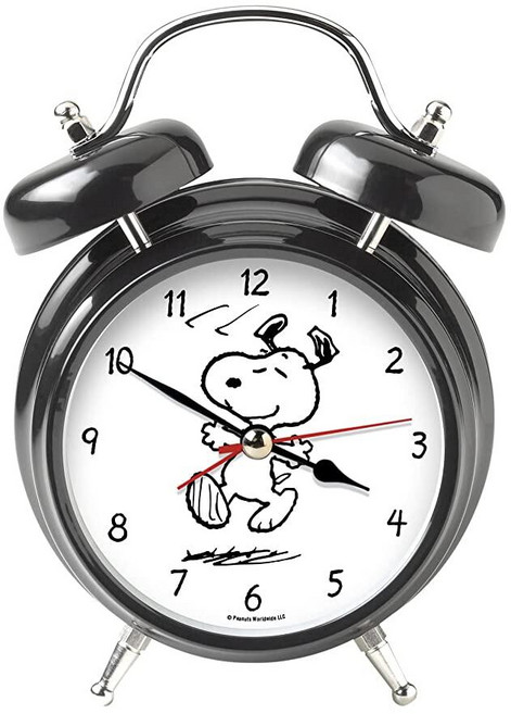 Mark Feldstein Peanuts 오리지널 스누피 엉뚱한 웨이커 알람 시계 15.2cm(6인치), Mark Feldstein, Peanuts 오리지널 스