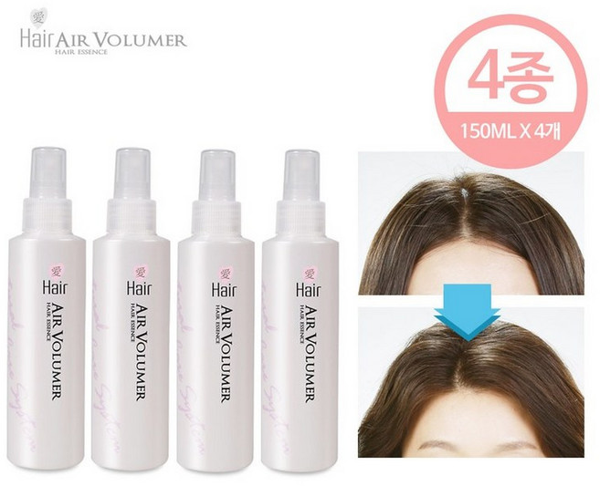 헤어애 에어볼류머 볼륨스프레이 헤어볼류머, 01.4종