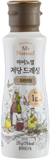 마이노멀 저당 오리엔탈 드레싱, 270g, 1개