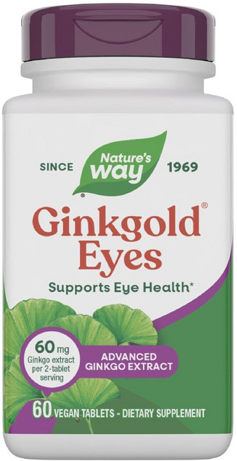 네이쳐스웨이 징크골드 아이즈 비건 타블렛, 60정, 1개