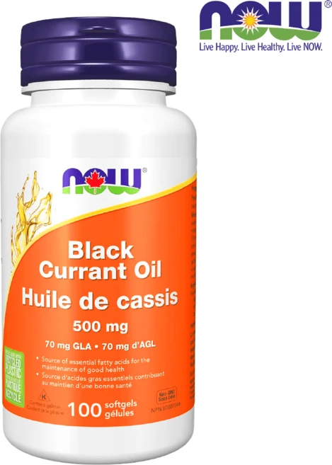 NOW 청정 캐나다 블랙커런트 오일 100캡슐, 100정, 1개 - 쿠팡