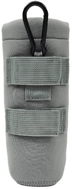 (코티니) 컴잇 등산 물병 파우치 물퉁파우치 등산배낭 보조가방 그레이, 1개