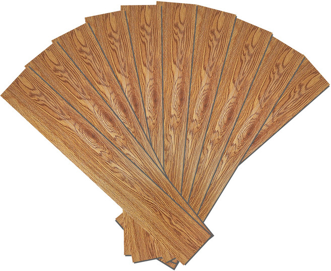 Fowod 접착식 직사각 장판 원목패턴 장판 두께 1.5mm, 72개, CFXDB01