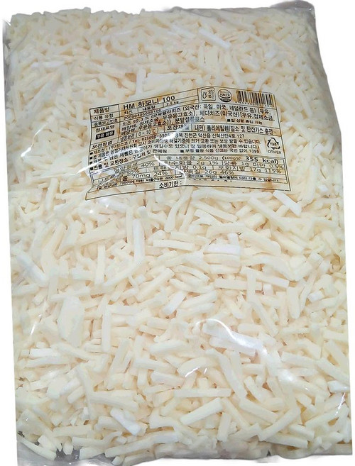 킹스코 HM 하모니 피자 치즈 모짜90 체다10 2.5kg 블렌딩 치즈, 1개