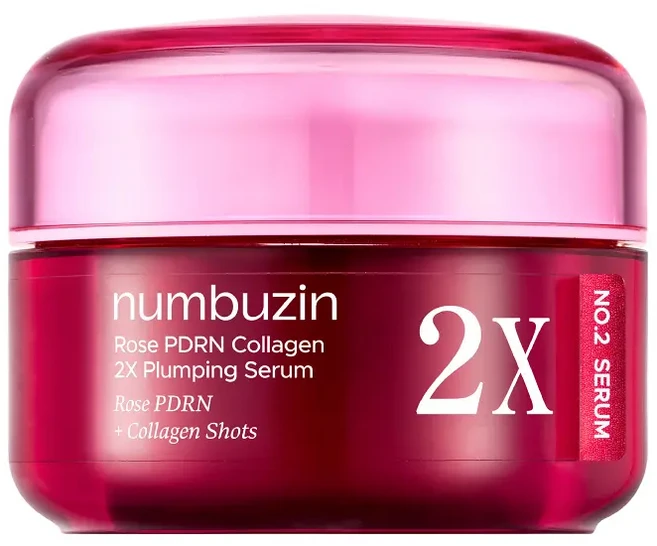 numbuzin No.2 玫瑰膠原蛋白彈潤精華 深層保濕 改善細紋 重現年輕光采, 1件, 30ml