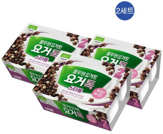 풀무원 요거톡 스타볼 (132gx2입), 264g