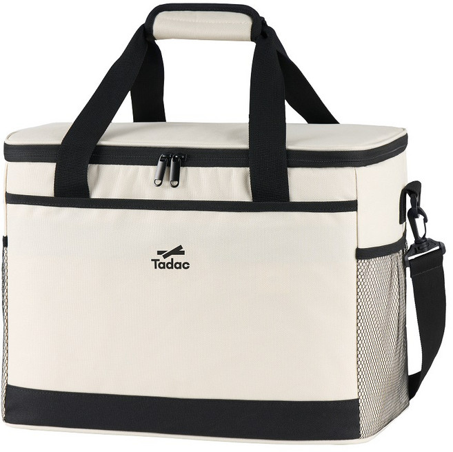 타닥 에센셜 소프트 쿨러백 보냉백 캠핑가방 아이스 보냉가방, 베이지, 30L