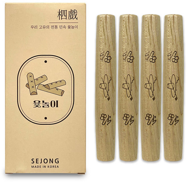 [홈앤스쿨] 세종사 민속놀이 윷 세트, 1개