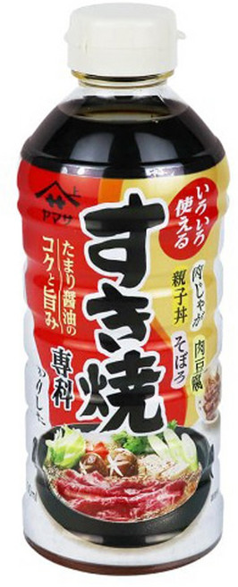 야마사 스키야키소스 일본 간장 홈파티 샤브샤브수끼 전골 재료 만들기, 1개, 500ml