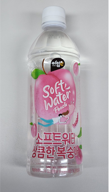 아임이 소프트워터 상큼한복숭아, 12개, 500ml