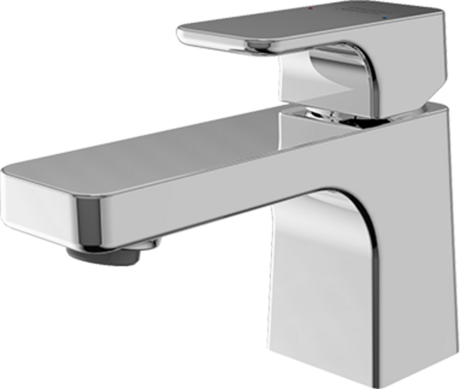 아메리칸 스탠다드 CUBE-P 원홀 세면 수전 FA1611-0GAK111AA 큐브-P 욕실 세면대 수전, 1개