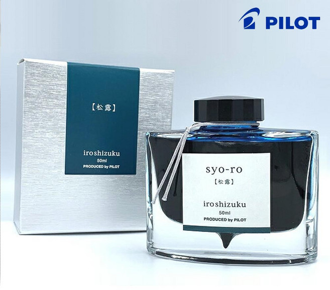 PILOT 이로시주쿠 만년필 잉크 50ml, 1개, SY(송로 / 쇼오로)