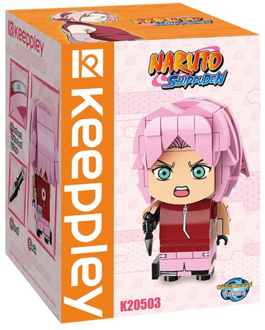 KEEPPLEY 火影忍者公仔 積木 4款 鳴人 小櫻 佐助 卡卡西, 1個