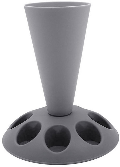 짤주머니 거치대 깍지 받침대 깍지틀 보관함 베이킹 도구 재료 모양 제빵 스탠드, 1개, 그레이