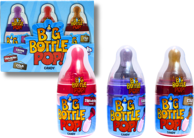 바주카 빅 보틀팝 젖병캔디 32g x 12개 (1타)