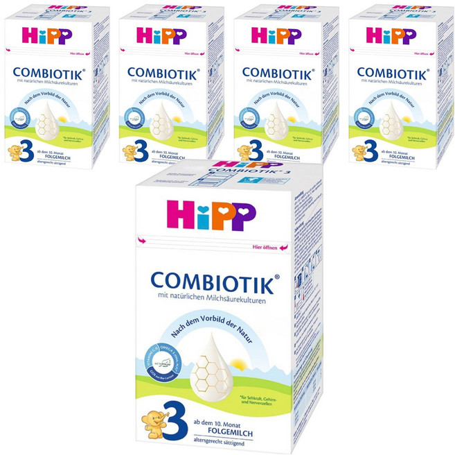 힙 콤비오틱 전분 분유 3단계, 5개, 600g