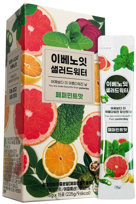 퍼스트미 이베노잇 마시는 샐러드워터, 3박스, 15회분