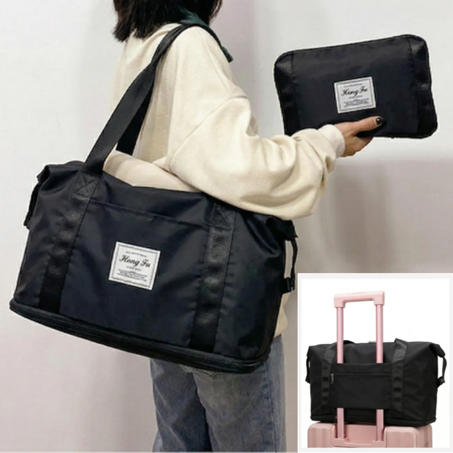 핏앤웨어 캐리어결합 3단 여행보조가방