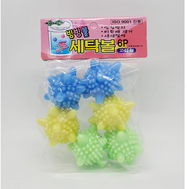 코텍 빙빙 세탁볼 6P (1571)
