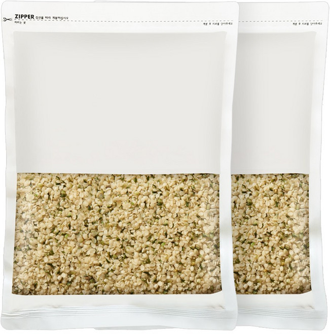현대농산 수입 햄프씨드 햄프시드, 500g, 2개