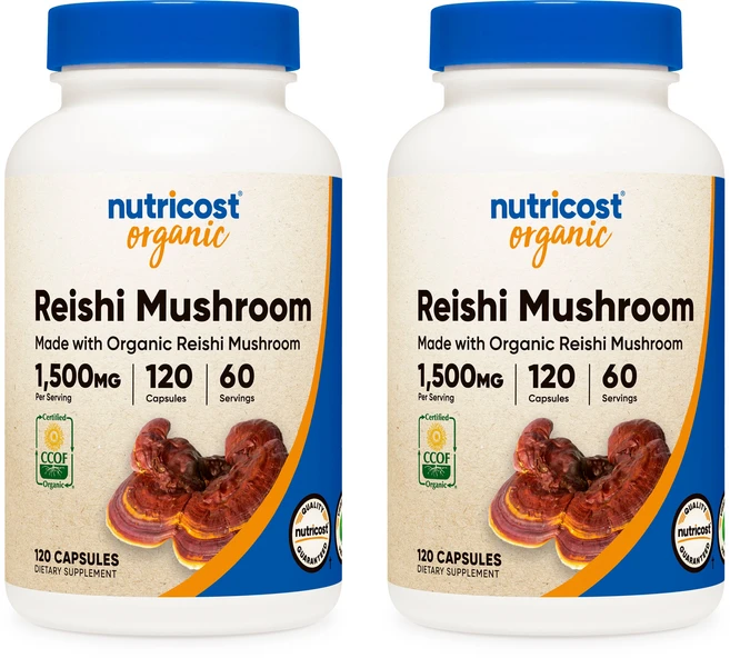 뉴트리코스트 영지버섯 1500mg, 120정, 2개 - 쿠팡