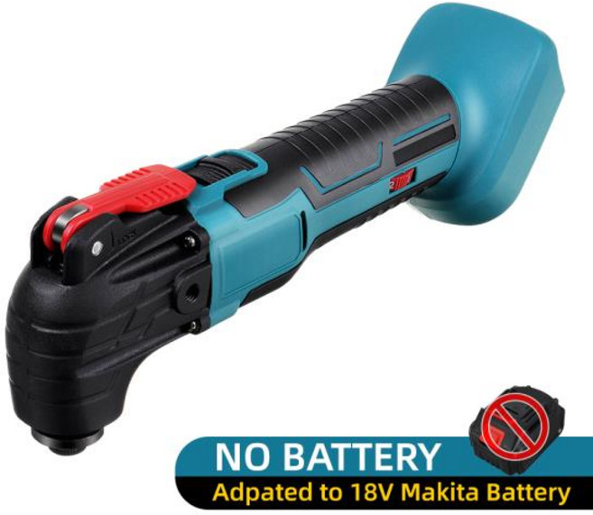 Drillpro 무선 진동 공구 리노베이터전기 트리머멀티 툴 삽 절단기Makita 18V 배터리용, 1개, 02 주황색_01 CHINA