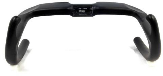 자전거 핸들바 핸들 교체 호환 BIKEDOC 새로운 유형 구부러진 트랙 탄소 드롭 UD 매트 31.8mm * 310/390MM 레이스 부품 초경량, 2)HB23 330mm, 1개