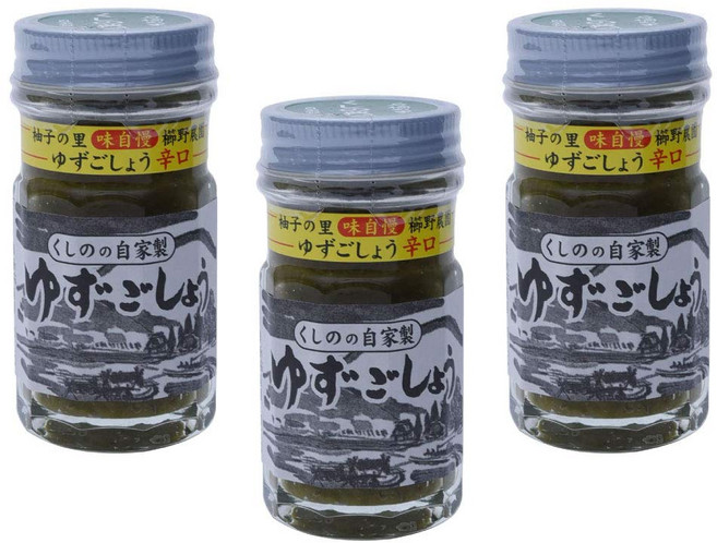 쿠시노 유즈코쇼 유자고쇼 매운맛 유자후추 50g X 3개