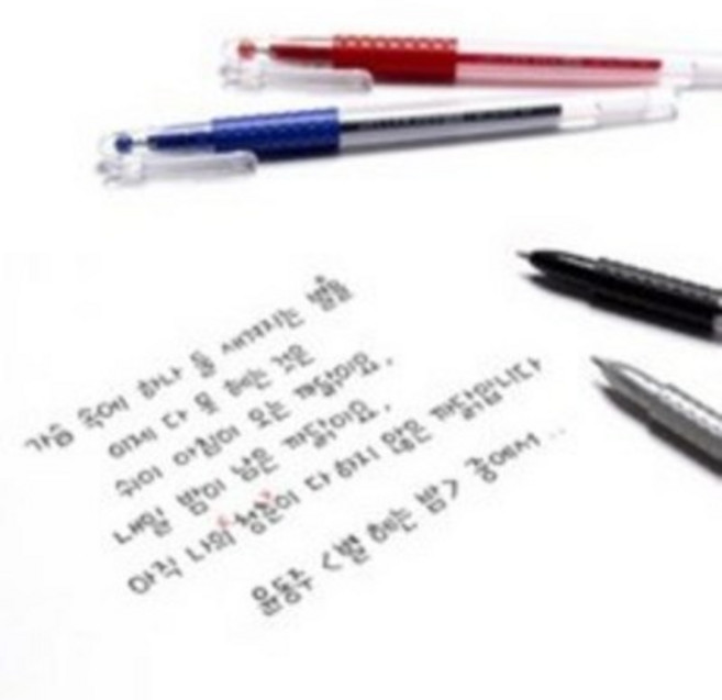 모나미 젤러펜 502 0.7mm, Silver, 24개