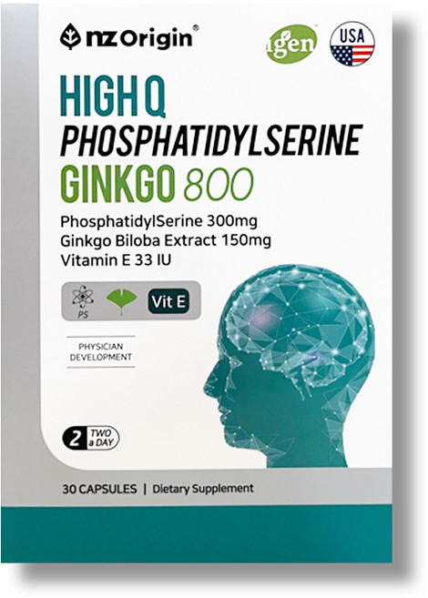 징코 은행잎추출물 두뇌건강 인지력 기억력 혈액순환, 30정, 1개