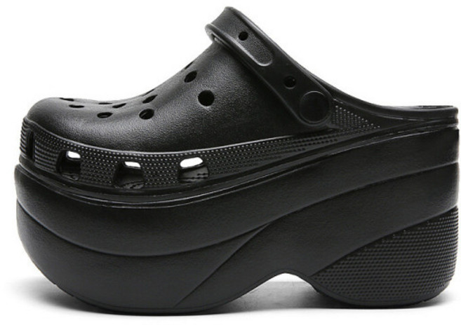 여성 스펀지샌들 통굽 10cm 키높이 사무실 슬리퍼