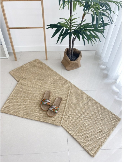 라탄짜임 폭신한 왕골 발매트 주방매트