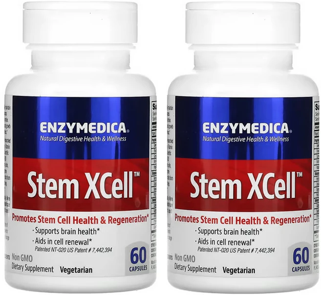 엔자이메디카 스템 엑스셀 60 캡슐, 2개, 60정 - 쿠팡