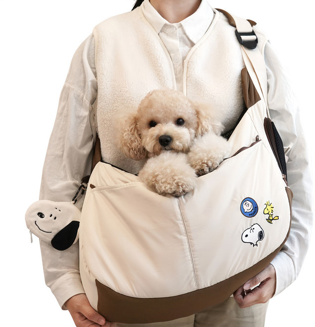 피너츠 강아지 슬링백, 혼합색상, 1개