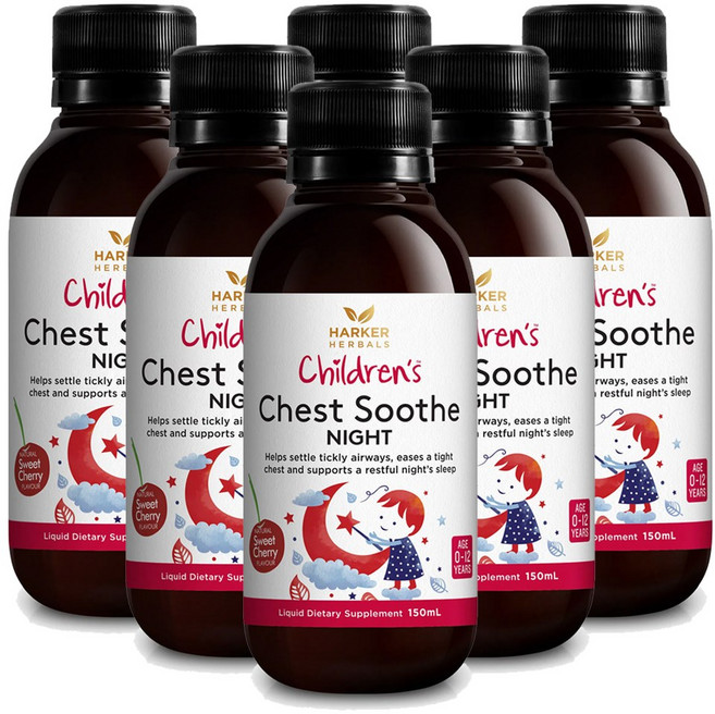 하커허벌즈 (HARKER HERBALS) 하커 허벌스 어린이 체스트 수스 150ml X 6개, 900ml, 1세트
