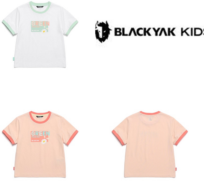 [블랙야크키즈] 여아 기능성 반팔티셔츠 BK아이싱베니티셔츠 1BKTSM4921
