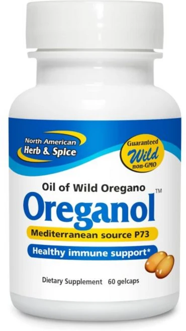 NORTH AMERICAN HERB & SPICE Oreganol P73-120 Softgels - System Support - Unprocessed Vegan Friend, 1개, 60정 - 쿠팡